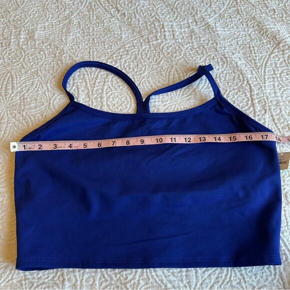 GAP Power Racerback Brami Sports Bra NEW XL Blue - Picture 8 of 8